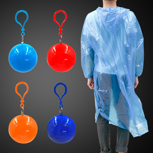 Impermeables Desechables con Logotipo Personalizable al por Mayor, Impermeables de Viaje Portátiles, Impermeables de Plástico Baratos - Product Image 1