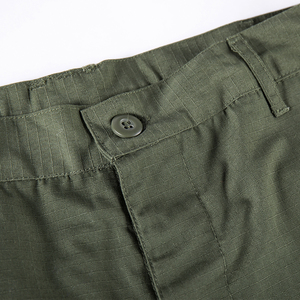 도매 230g/m2 립 스톱 통기성 야외 전술 유니폼 올리브 그린 코트 바지 세트 내마모성 - Product Image 4