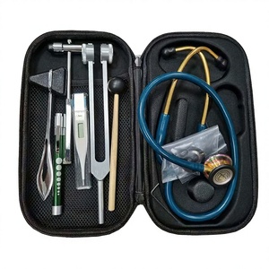 Ensemble de stéthoscopes classiques High Acoustic Classic III, stéthoscope médical portable à double fréquence avec étui de rangement, diagnostic pour médecins et infirmières - Product Image 1