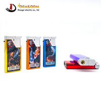 Briquet métallique moderne rechargeable et coupe-vent, style cœur, torche à gaz Encendedores pour cigarettes