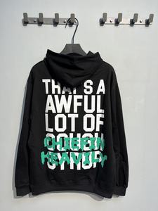 Nueva llegada de calidad superior 100% algodón que es un montón de COUPH SYRUP High Street Alphabet Trendy Brand Loose Casual Hoodie - Product Image 4