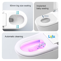 Nouveau design de salle de bain bidet automatique Wc électrique une pièce toilette intelligente en céramique
