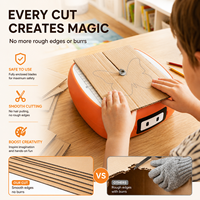 Machine à découper en carton Montessori pour enfants, outil de découpe artisanale sûr pour le bricolage, pour le carton ondulé, le carton kraft, le papier, jouets de découpe