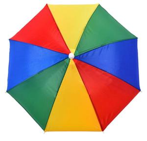 Chapeau parapluie promotionnel OEM pas cher avec logo, 30 cm, tendance été et hiver, pour casque de sécurité - Product Image 2