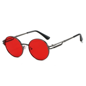 Nouvelles Lunettes de Soleil Métalliques de Luxe Style Punk pour Hommes, Rétro, Anti-UV avec Verres UV400 - Product Image 2