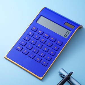 Calculadora Solar Ultrafina con Marco Dorado, Doble Alimentación, para Regalo, Estudiantes, Oficina, <span class=keywords><strong>Contabilidad</strong></span> <span class=keywords><strong>Financiera</strong></span> - Product Image 4