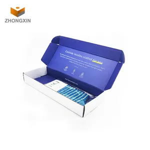 China Supplier Eco-Friendly Matte Cardboard Custom Cardboard Folding Flap Lid Packaging Folded Boxes