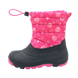 מגפי שלג חורפיים איכותיים ורודים, תרמיים, חסיני מים, לילדים בנות, דגם YLK434 - Product Image 2