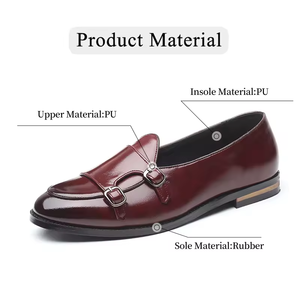 Zapatos Formales de Hombre con Parte Superior de PU, Impermeables, Otoñales, Tipo Mocasín, de Alta Calidad, Transpirables, de Caña Baja, para Oficina y Carrera Profesional - Product Image 4