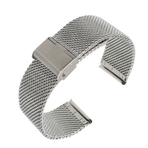 Correa de reloj de malla de metal sólido de acero inoxidable 316L ajustable inteligente de 12 mm a 24 mm al por mayor para relojes <span class=keywords><strong>Shark</strong></span> - Product Image 6