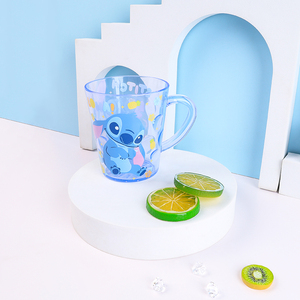 Coupe en cristal pour enfants <span class=keywords><strong>Disney</strong></span> Stitch Tasse à boire et <span class=keywords><strong>verres</strong></span> à eau transparents Cendrillon pour enfants - Product Image 5