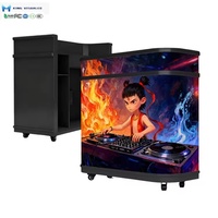 Écran d'affichage portable personnalisable King Vision P2.5 pour DJ, festival de musique, bar, réception, publicité, IP65 SDK