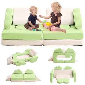 Giving Tree Modular <b>Kids</b> <b>Sofa</b> Set With Handrails For Children 2 Years And Above Color Options Available - Product Image 1