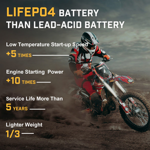 แบตเตอรี่มอเตอร์ไซค์แบบตะกั่ว-กรด 12V 8Ah สำหรับเปลี่ยนแทนแบตเตอรี่มอเตอร์ไซค์รุ่น Yxx12-bs/ytx1bs/ytx16-bs4 ขนาด 12V 8Ah - Product Image 5