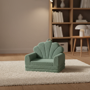 Sillón Sofá Convertible con Funda de Tela Suave Lavable - Moderno Sillón <span class=keywords><strong>Plegable</strong></span> para Dormitorio, Sala de Estar y Uso de Invitados - Product Image 5
