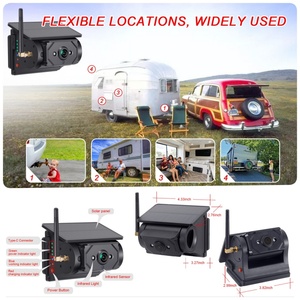 <span class=keywords><strong>2025</strong></span> di động mới nhất Wifi năng lượng mặt trời Powered không dây phía sau xem máy ảnh cho xe ô tô với nam châm được xây dựng trong pin với ứng dụng cho điện thoại - Product Image 2