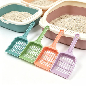 Pelle à litière pour chat multifonctionnelle en maille creuse couleur bonbon, outil de nettoyage pour animaux de compagnie, ramasse-litière. - Product Image 2