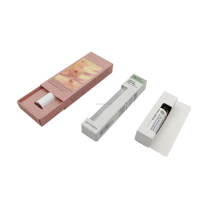 Caja <span class=keywords><strong>de</strong></span> Embalaje <span class=keywords><strong>de</strong></span> Papel Personalizada para Aceites <span class=keywords><strong>de</strong></span> Oliva, Caja <span class=keywords><strong>de</strong></span> Embalaje para Botellas <span class=keywords><strong>de</strong></span> Aceite Esencial Cosmético con Colgador y Ventana - Product Image 4