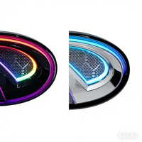 Cocok untuk G37 Q50 Q60 Q70 Lampu Mobil LED RGB Non-Bleeding dengan Karbon Forged Honeycomb