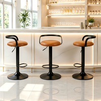 Tabourets de bar pivotants réglables en fer, durables et écologiques, de style moderne, pour usage commercial, salon, bureau à domicile