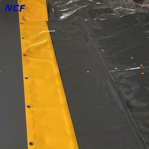 Rotolo di telone in <span class=keywords><strong>PVC</strong></span> trasparente 12x12 con occhielli in ottone rinforzato NCF da 14 mil, impermeabile - Product Image 6