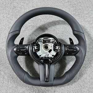 Volante Deportivo <span class=keywords><strong>M</strong></span> <span class=keywords><strong>Sport</strong></span>, Mejora de Cuero Completo para <span class=keywords><strong>BMW</strong></span> F20 F10 F30 F36 F25 F01 F48 E90 E87 E70 con Palanca de Cambios, Accesorios para Auto - Product Image 3