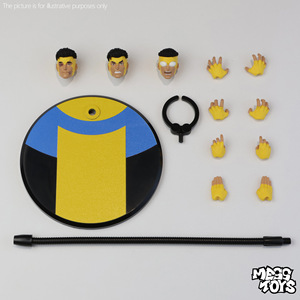 MESS TOYS Figurine articulée en PVC écologique Invincible Young Hero Mark Neighbor et Best Friend - Product Image 4