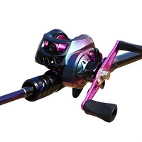 Ensemble de canne à pêche High-Glass avec moulinet à déclenchement rapide, canne à longue portée pour la pêche en rivière et sur glace, pêche au Blackfish et à la carpe
