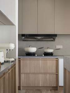 Juego de Mesa de MDF Moderno con Aparador con Espejo, Encimera de Piedra, Silla de Isla, Gabinetes de Cocina Automatizados, Duraderos y Ecológicos - Product Image 5