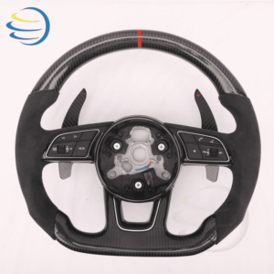 <span class=keywords><strong>Volant</strong></span> de direction en fibre de carbone forgé chauffant et vibrant pour <span class=keywords><strong>Audi</strong></span> <span class=keywords><strong>A3</strong></span> A4 A4L S4 RS4 A5 S5 RS5 A6L A7 Q2L Q3 Q5 Q5L Q7 - Product Image 5