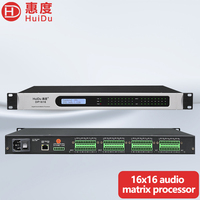 Processore Audio Digitale Professionale ADI DSP Mixer a 16 Canali con Soppressione del Feedback DP1616