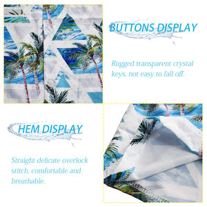 カスタムプリントシルクカジュアルビーチシャツ夏売れ筋通気性カジュアルハワイシャツ男性男女兼用ハワイアンシャツ - Product Image 6