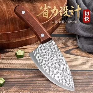 Cuchillo de cocina pequeño forjado a mano, portátil, afilado, bueno para matar pescado, cortar carne, picar verduras, y - Product Image 1