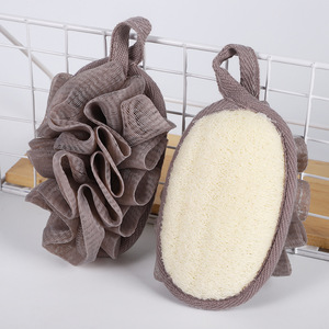 Ban Đầu Tự Nhiên Vòng Spa Tắm Tắm Loofah Miếng Bọt Biển Pad Vành Đai Hiệu Quả Làm Sạch Bàn Chải & Scrubber - Product Image 1