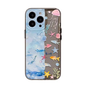 Funda de teléfono móvil TPU con estampado de concha de pez azul océano a prueba de golpes para <span class=keywords><strong>Iphone</strong></span> 8 X Xr Xs 11 <span class=keywords><strong>12</strong></span> 13 14 15 16 17 <span class=keywords><strong>Pro</strong></span> <span class=keywords><strong>Max</strong></span> - Product Image 5