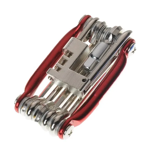 11 en 1 Kit d'outils de réparation de vélo de vélo multifonctionnel ensemble clé hexagonale pliante outil Portable équipement de réparation de cyclisme de montagne - Product Image 1