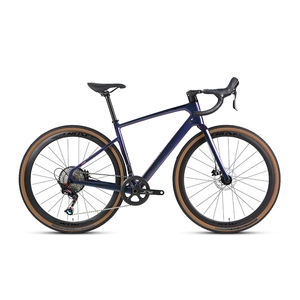 จักรยานเสือหมอบคาร์บอนไฟเบอร์ Gravel-V1 24 สปีด แบบ Thru-Axle ระบบเบรกดิสก์น้ำมัน น้ำหนักเบา จากโรงงานโดยตรง GRAVEL-V1-RS-24S คาร์บอนไฟเบอร์ R - Product Image 1