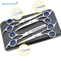 Ciseaux De Coiffure professionnels Tijeras profesionales Coiffeur Salon De Coiffure Produit Pet Ciseaux chien Ciseaux de coupe Kit