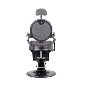 Ghế cắt tóc cổ điển, chân mạ crôm, bọc da tổng hợp dành cho Spa, Salon làm đẹp - Product Image 3