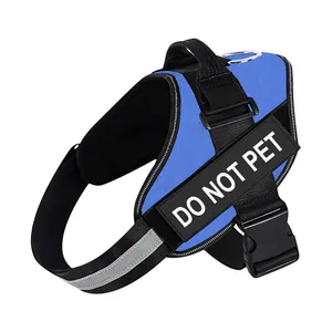 2023 Hot Sale Personalized Strong Reversible Reflective Service Dog Vest Harness For Dog Outdoor