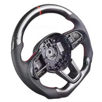 Volante de Fibra de Carbono para Jeep Wrangler Jk Compass Grand Cherokee, Volante 2011 2012 2013 2014 2015 2016 2017