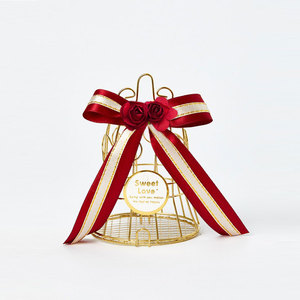 Mini cage à oiseaux en métal Boîte d'emballage de bonbons Creative Iron Dragee Container Wedding Companion Chocolate candy Gift Box - Product Image 3