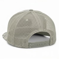 Casquette Snapback Structurée à 7 Panneaux avec Logo Personnalisé en PVC Caoutchouc, Imprimé Camouflage, Chasse, Pêche, Casquette Trucker, Fabricant OEM ODM