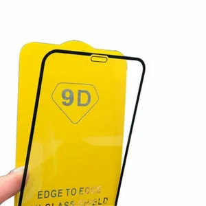 Factory Supplier 9D Tempered Glass for Iphone 15 14 13 12 11 pro max samsung A03 A14 A54 5g M34 S21 s22 s23 screen protector