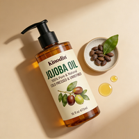 Minyak Jojoba Murni 100% Premium Maroko, Cold Pressed dari Biji, 473ml, untuk Diffuser Rumah, Perawatan Rambut, Perawatan Kulit, Aromaterapi, Pijat, Humidifier, 100%