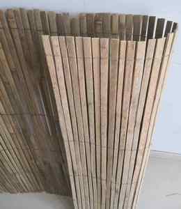 Clôture de jardin en <span class=keywords><strong>bambou</strong></span> naturel 6Ft H X 16Ft W Eco-Friendly Easy-Assembly Split Slat Screen pour balcons et intimité - Product Image 1