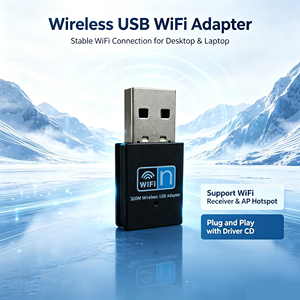 อะแดปเตอร์ WiFi IFA01 300Mbps แบบ USB 2.0 ในตัว การ์ดเชื่อมต่อเครือข่ายไร้สาย - Product Image 4