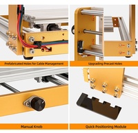 Portable 5W Mini Diode Laser graveur bois profond et métal CNC CO2 routeur pour bricolage fabrication de jouets pour matériau acrylique
