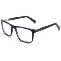 Monture de lunettes rectangulaire Elan Optical YB7302, meilleure vente, pour homme, monture intégrale en acétate, lunettes optiques sans peinture, écologiques