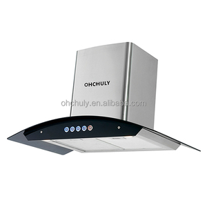 <span class=keywords><strong>Hotte</strong></span> de cuisine US Plug <span class=keywords><strong>90</strong></span> cm en acier inoxydable chinois avec filtre à déflecteur de moteur en cuivre et échappement de fumée - Product Image 1